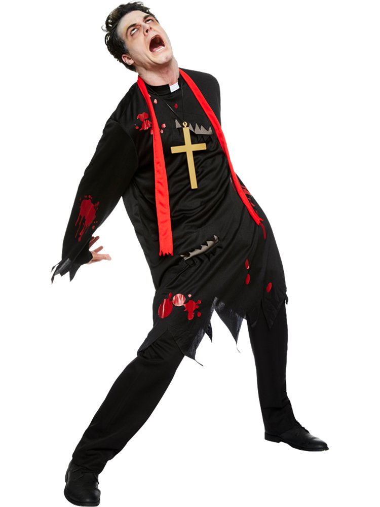 Zombie Vicar men's Halloween costume