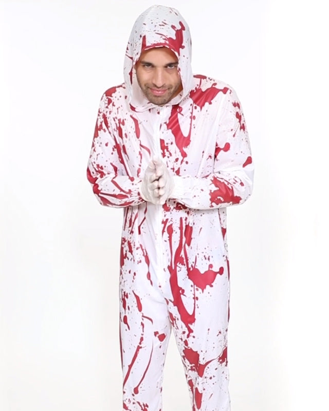 Crime Scene Bloody Inspector men's Halloween costume