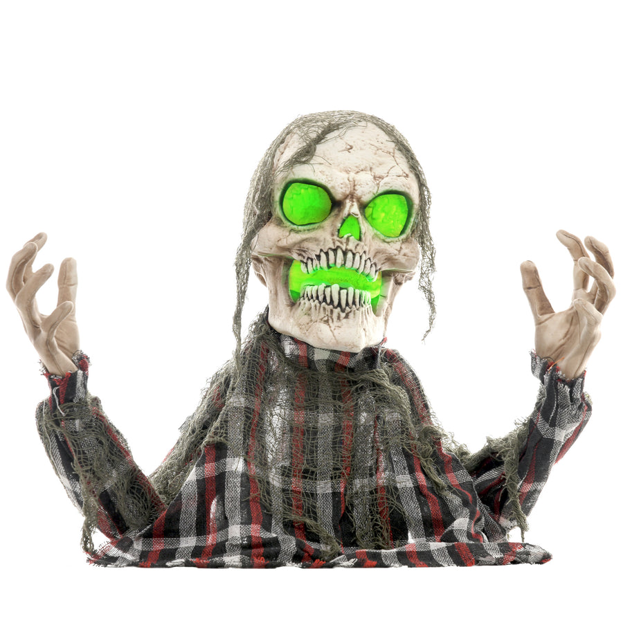 Animated groundbreaker skeleton Halloween animatronic