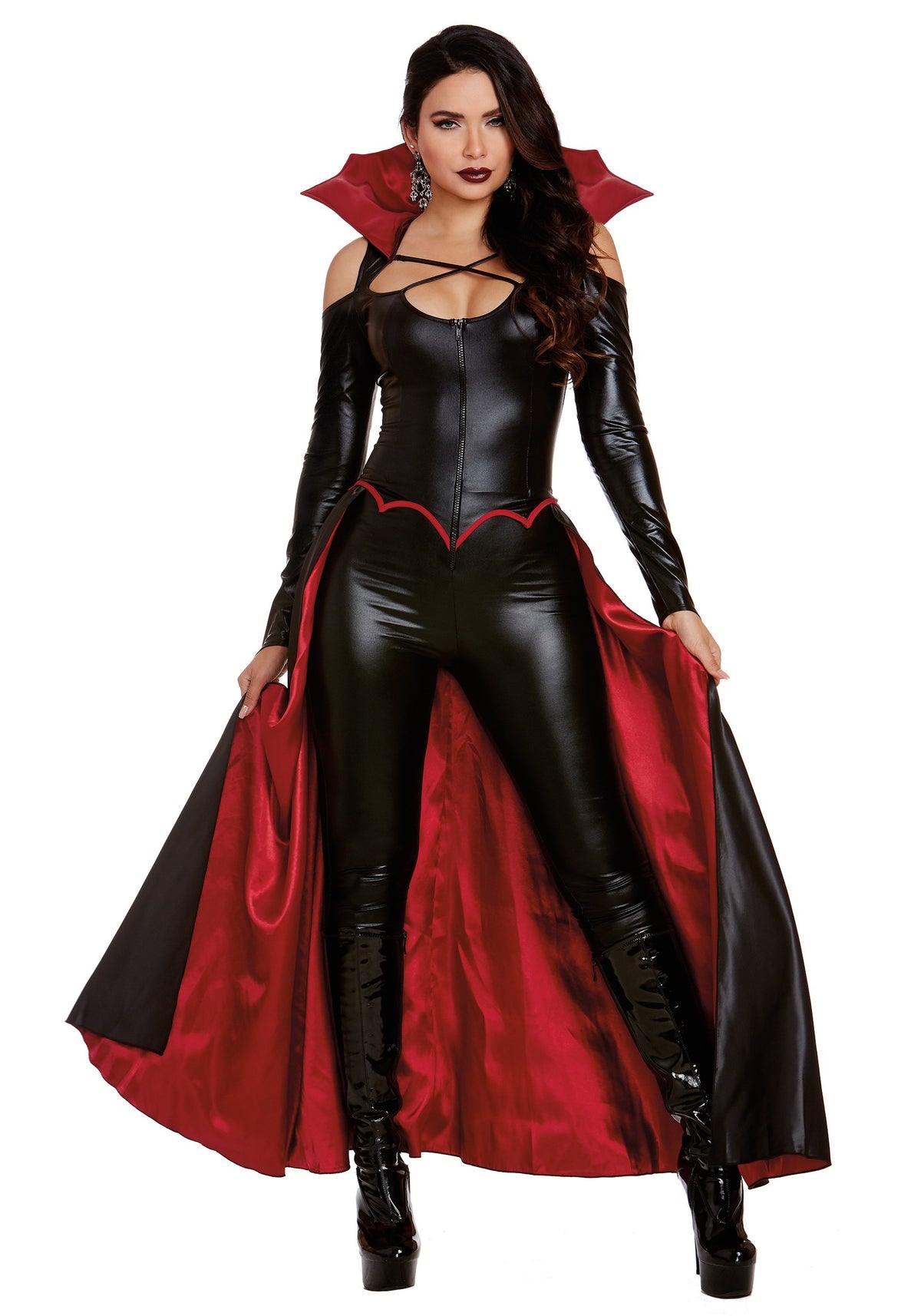 Princess of Darkness women's vampire jumpsuit costume